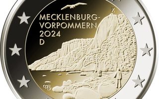 2€ Juhlaraha Saksa 2024 Mecklenburg-Vorpommern