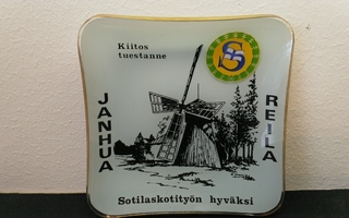 Sotilaskoti tuhka-astia, Janhua-Reila, sig. H Suomi