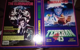 VHS kansipaperi Teheran -  eliminaattori