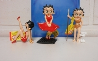 BETTY BOOP MINIATURES	(45 162)	3 erilaista n.7-8cm