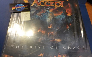 ACCEPT - THE RISE OF CHAOS 2LP + CD BOKSI