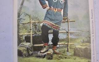 VANHA Postikortti Suomalainen Kansallispuku 1903