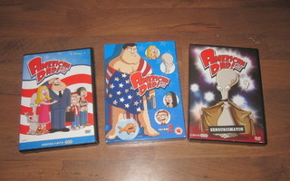 American Dad - kaudet 1, 2 & 7 (3x3dvd)
