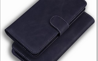 iPhone 12 Mini - Musta kunnon lompakko-suojakuori #26290