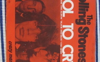 Rolling Stones Fool to Cry 7 45 Hollanti 1976