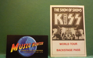 KISS - ALIVE II WORLD TOUR, BACKSTAGE PASS