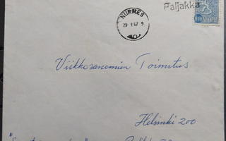Pp-leima PALJAKKA / Nurmes kirjeellä 1967
