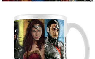 JUSTICE LEAGUE MOVIE HERO STRIPES MUG	(79 276)		muki/lasi/ju