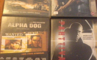 Ulkomaisia DVD elokuvia . 0,50 euroa / kpl