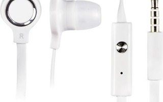 STREETZ HL125 iPhone in-ear headset, 3.5mm, valkoinen *UUSI*