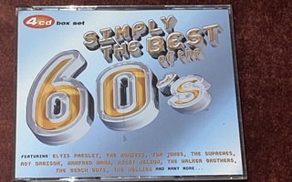 SIMPLY THE BEST OF THE 60’S - 4CD