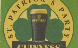 Guinness • Tuopin-lasinalunen