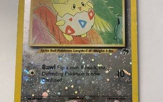 Pokemon: Togepi reverse holo 4/18