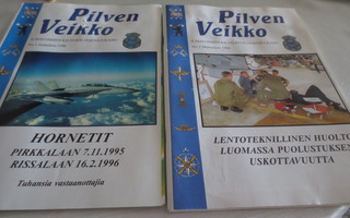 2 kpl Pilven Veikko lehtiä, 1996/1 - 1996/2