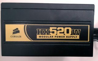 Corsair HX 520W modular power supply