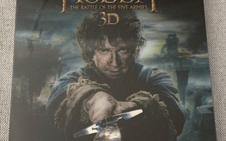 Hobitti: Viiden armeijan taistelu (Blu-ray 3D + 2D) *UUSI*