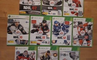 Kaikki Xbox 360:n NHL-pelit