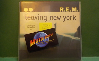 R.E.M. - LEAVING NEW YORK M-/M- PICTURE VINYL 7"