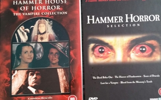 Hammer Horror ja House horror Selection -8DVD