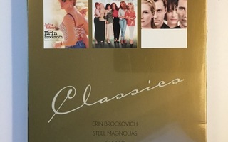 Classics (3DVD) Teräskukat, Erin Brockovich, Closer (UUSI)
