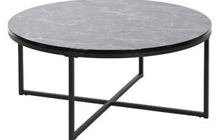 Olohuoneen pöytä DKD Home Decor Metalli Puu MDF 80 x 80 x 