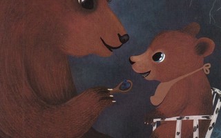 Jonna Markkula:  Karhu syöttää poikastaan