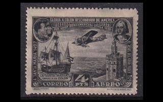 Espanja 561 ** Iberoamerikka lentoposti 4 Pta (1930)