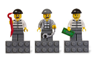 Lego Magneettifiguuripaketti 3kpl ( CITY ) Burglars
