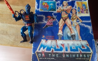 He-Man tarrakansio + 1 He-Man webstor  figuuri