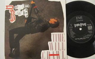 David Bowie Time Will Crawl (Single Version) 7" sinkku