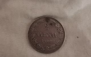 2 markkaa 1908, Suomi