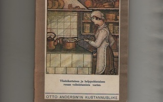 Keittokirja : yksinkertaisen ja halpahintaisen ruuan ..,1929