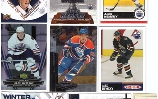 9 x ALES HEMSKY Edmonton Oilers Erikois/Parallel Rc ym. kort