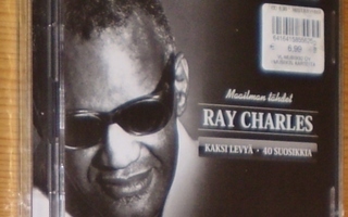 SOUL Double Album tai Maailman tähdet RAY CHARLES (2 CD:tä)