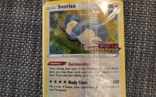Snorlax sealed promo Pokemon kortti