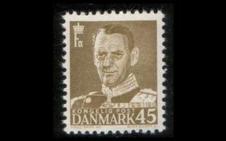 Tanska 312 ** Frederik IX 45 öre (1948)