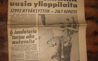 Sanomalehti  Erikois Ilta-Sanomat  25.5.1966