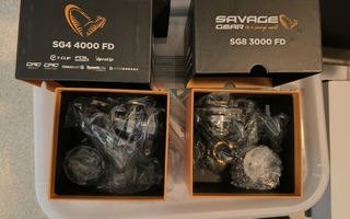 Savage Gear SG4 avokela 4000 + Savage Gear SG8 3000