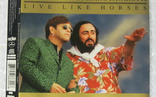 Elton John&Luciano Pavarotti•Live Like Horses CD Maxi-Single