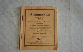ALMANAKKA VUODEKSI 1952