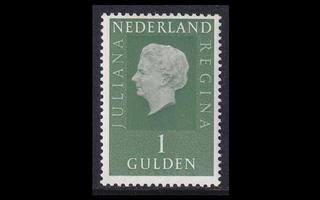 Alankomaat 914y ** Käyttösarja Juliana 1 G fosf.pap (1969)