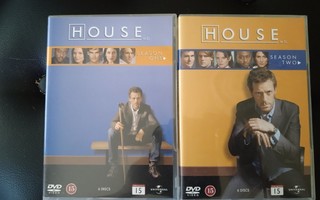 HOUSE - kausi 1 ja/tai kausi 2 (2x6DVD)