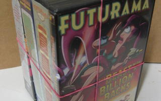 FUTURAMA 2, 3 JA 4 TUOTANTOKAUDET + ELOKUVA DVD SETTI !