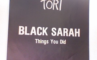 TORI :: BLACK SARAH / THINGS YOU DID :: VINYYLI 7" 1981 RARE