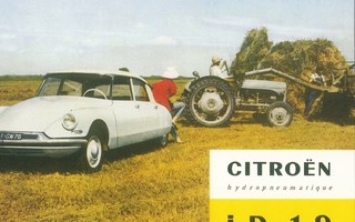 Auto Citroen DS  and Tractor   p77