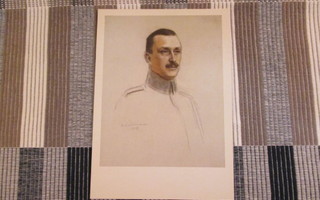 Eero Järnefelt 1863-1937 / Mannerheim muotokuva 1922 kortti.