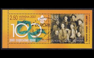 Ukraina 858-9 o Europa partio vihkomerkit (2007)