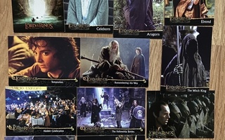 13 Lord of the Rings keräilykorttia