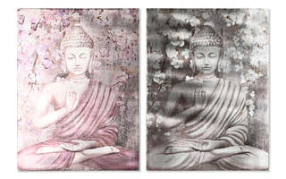 Maalaus Home ESPRIT Buddha Itämainen 60 x 2,7 x 