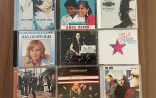 CD-levyjä  3 EUR kpl, Suomipoppia